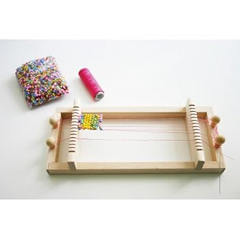 Métier à Tisser Perles Pliable Design Trèfle - Artvel En Bois - Neuf