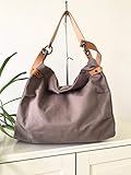  Taupe Hellbraune Beuteltasche Umhängetasche, Hobo
