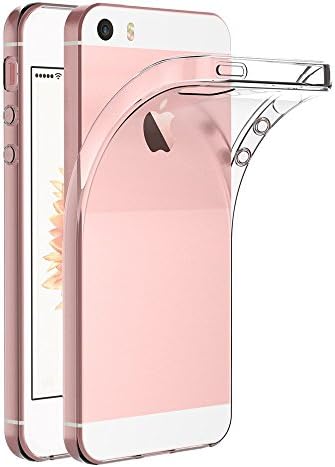 SUBKASE - Iphone 5 / 5S / 5C / 5 SE case Transparent- Cristal Clear Flexible TPU Gel Cover Slim Fit Lightweight
