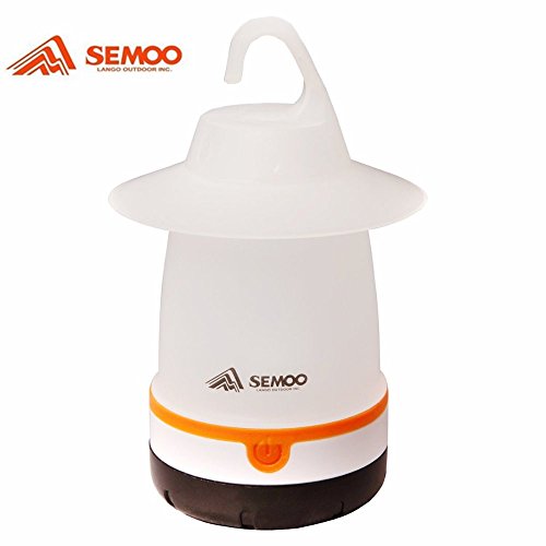 Semoo - Tragbare LED Camping Laterne / Lampe - Sehr hell, robust und leicht - Ideal für Camping, Zelten, Outdoor, Reisen