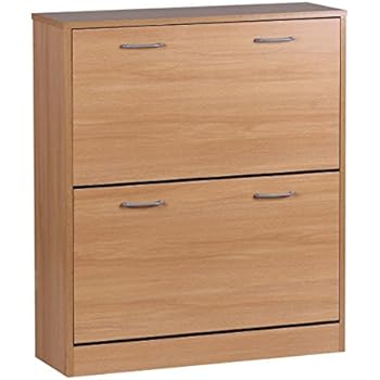 Wohnling Schuhschrank Taja Cabinet Schuhkommode Flur Holz, 60 cm breit