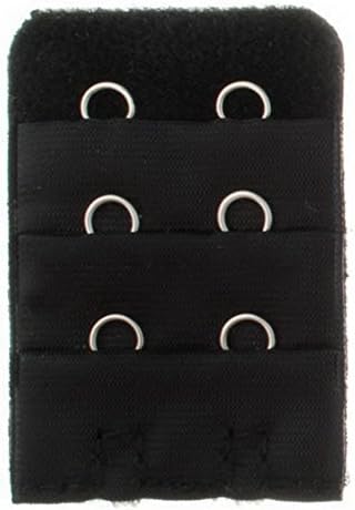 Creative Artistry Women's 2 Hook Bra Extender, Narrow, 20 Pcs Pack / One Color - Black