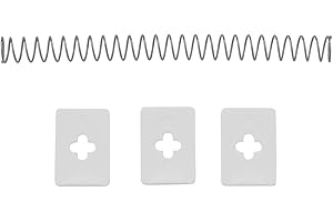 Leifheit Ersatzteile für Kirschentkerner, 3 Gummis, Feder, Ersatzteil, Zubehör, Stahl, Gummi, Metallic, 37213