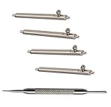 Quick Release Federstege Ersatz Stifte 18mm 20mm 22mm Breite Rostfreier Stahl Uhr Stifte 4PCS Durchmesser 1.5mm + Werkzeug entfernen für Uhrenarmband by OTOPO (22mm)