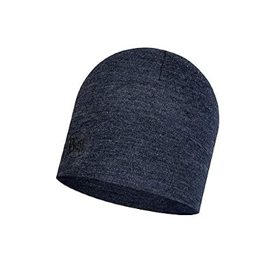 Buff Night Bonnet Laine mérinos Midweight Homme, Bleu, FR Unique Fabricant : Taille One sizeque