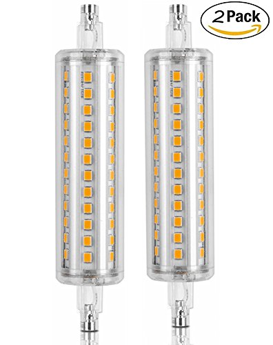 R7S Lampadina LED 118mm R7S 10W Bianco Caldo 800LM 2800-3200K AC 220V-240V(2 Pack)