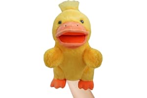 LOMTRATS 2024 Marionette a Mano con Animali per Bambini,Il Bambino Include Lupo Leone ecc.Bocche Aperte Mobili,Perfette per Raccontare storie,Insegnare,Scuola Materna,Regali di Compleanno