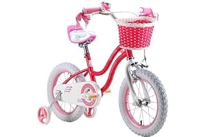 ROYAL BABY RoyalBaby star-girl girl’s kids children bike in colour blue and rose, in size 12” 14” 16” with stabilisers