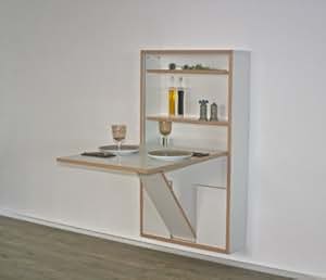 Wandklapptisch, Schreibtisch, Sekretär, Esstisch, Küchentisch