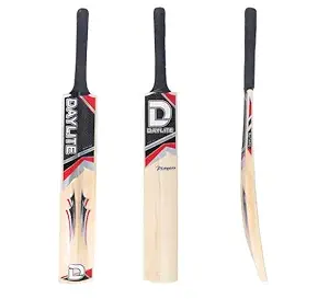 RS Pro Wooden lite Tennis Cricket Bat with Ball for Kids Size 4 (Sticker Multicolour) for 9-11 Year Old Kids.