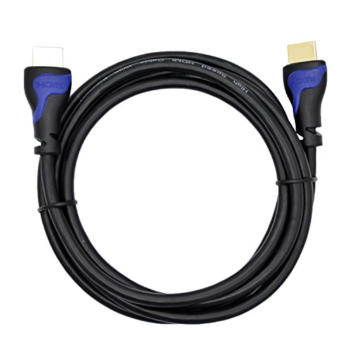 MutecPower 1m HDMI Kabel 1.4a / 2.0 – High Speed mit Ethernet 4K Ultra HD 2160p / Full HD 1080p – 3D / ARC / CEC – Kabel 3 fach geschirmt / inkl. Stecker- und Kontaktschirmung – Schwarz 1 meter - 4