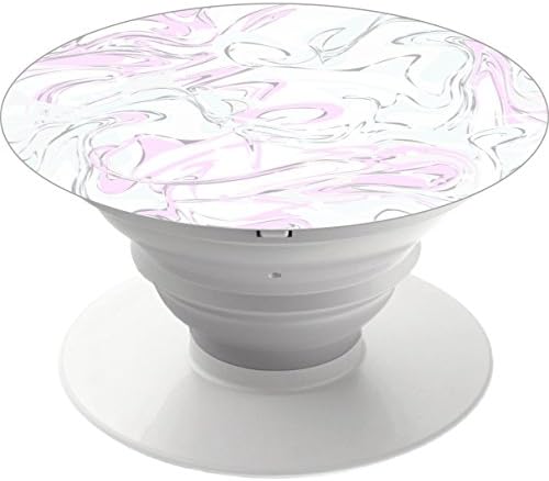 Multi-function Mobile Phone Holder.Expanding Stand and Grip Mount for Smart cell phone and tablet-Purple faux marble texture