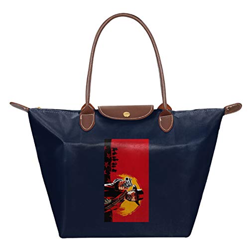 Preisvergleich Produktbild UGHUIHG Red Dead Redemption Schultertasche, wasserdicht, Leder, gefaltet, Nylon