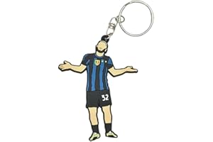 Shop and Solve Portachiavi CELEBRATIVO con Scudetto e stelle super rifinito 8cm maglia neroazzurra idea regalo per tifosi LIMITED EDITION