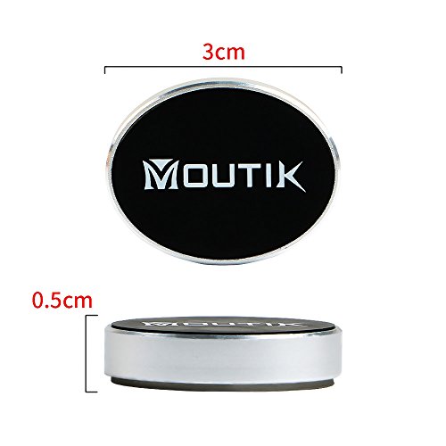 MoutikÂ® Supporto Smartphone Magnetico Adesivo Universale Auto Magnete Portable per iPhone7 / 7plus/ 6s/ iPhone 6 / 6 Plus/ 6s Plus / 5 / 5S / 5C / 4 / 4S, Samsung Galaxy S6 / S5 / S4