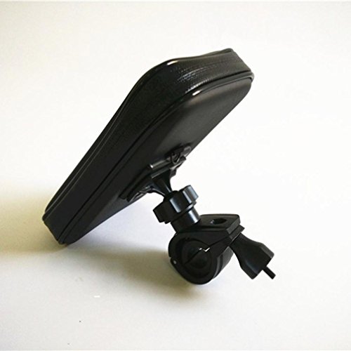 sunnymi Fahrrad Motorrad Universelle Wasserdichte Navigation Telefonständer, motorcycle Bicycle Phone Stand Lenkerhalter Halter Für Smartphone (Berührungsempfindlicher Bildschirm, Schwarz)
