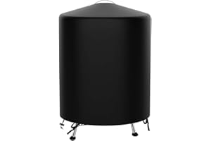 YEEMOUTYLO Small BBQ Cover, Kettle BBQ Cover, Barbecue Covers, Barbecue Cover Waterproof Outdoor (77cm)