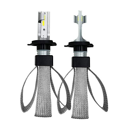 Diesel Auto Zone 2 x H4 HB2 9003 Bombilla de Faro Led para Coche 9600LM 60W 6000K Blanca Lámparas H4 Led con CSP Chips-1 Año de Garantía