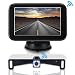 Produktbild Wireless Backup Kamera-Kit,Rückfahrkamera drahtlos, IP 68 Wasserdicht LED Super Nummernschild Nachtsicht Rückseite Funk Back Up Auto-Kamera, 5'' LCD TFT kabellos Rückfahrkamera Monitor