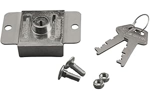 FIXED ABODE Genuine Garador Garage Door Handles & Locks (ZA Series Lock) with 2 Keys and Replacement Bolts