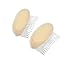 Pack of 2 Women Lady Girl Hair Styling Clip Charming BUMP IT UP Volume Inserts Do Beehive Hair Styler Tool Stick Bun Maker Hair Comb Hair Accessories Hot (Beige)