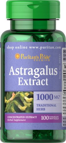 Preisvergleich Produktbild Astragalus Extrakt 1000mg 100 Softgels