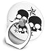 Produktbild Fighwy Drop It Like Squat Handy-Ringhalter Universal Smartphone Ring Grip Stand Auto Halterung 360 Rotation für iPhone, iPad, Samsung, HTC, Google Pixel, Nokia, LG, Stars &Amp; Skulls, Einheitsgröße