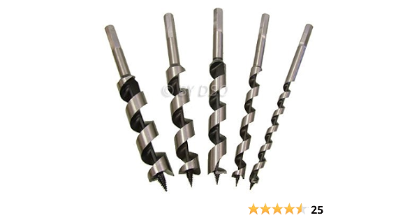 Toolzone 5Pc Hex Shank Auger Bits 