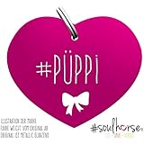 Pferde Glücksmarke Herzmarke 