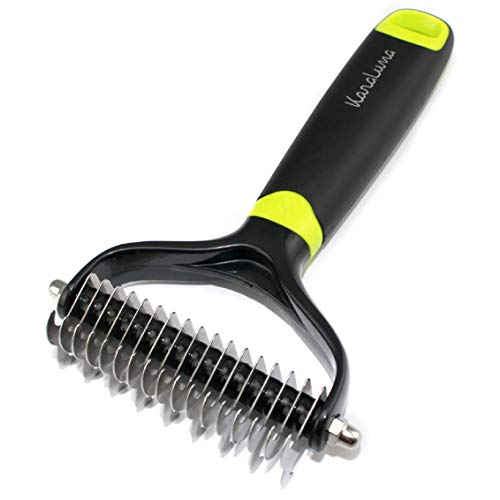 KaraLuna Brosse de Sol pour Chien et Chat I Dissout Doux et Doux Pelage pour Chien et Chat