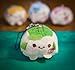 Price comparison product image Buy any 2 & get 1 FREE! Green Super Cute 3-4 cm Tofu Phone Charm / Keyrings Kawaii Soft Squidgy Plush Colorful Chinese Tofu Generic Cartoon Expression Smile Face Toy Unique Gift Luxury Accessories Animal Fashion (Green)