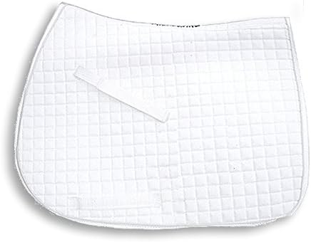 Pink Equine Pony Saddle Pad - White