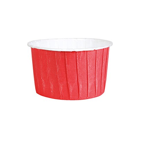 Preisvergleich Produktbild 24 Muffinförmchen Rot