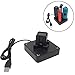 Produktbild TianranRT Laden Dock Station Ladegerät mit LED Anzeige für Nintendo Schalter Joy-Con (D)