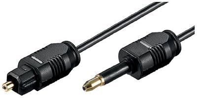 Wentronic toslink à 3.5mm mini-fiche 2,2 mm, 2 m (Import Allemagne)