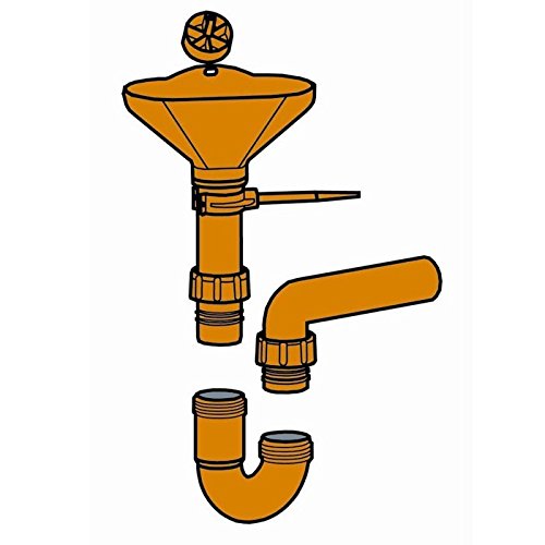Haas Trichtersiphon Trichtersifon DN40 Tropfsiphon Ablauftrichter Siphon Heizung - 2