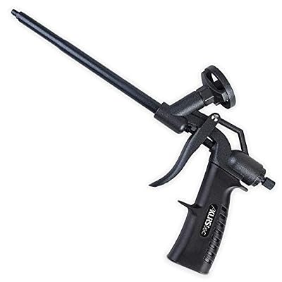 KLRStec® - Pistolet à mousse PU avec revêtement en téflon (PTFE) - Pistolet de montage professionnel (1 K et 2 K 750 ml) avec accessoires