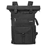 Tragekomfort - ergonomischen Form sorgt für eine optimale Gewichtsverteilung, atmungsaktiver Rückenteil mit weichem Polsterung, gepolsterte Schulterriemen, verstellbare Brustgurte und Beckengurt