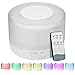 Produktbild EIVOTOR Aroma Diffuser 500ml Ultraschall Luftbefeuchter Oil Diffuser für Aromatherapie 7 Farben LED Duftzerstäuber baby Humidifier Raumbefeuchter mit Fernbedienung für Schlafzimmer, Büro, Yoga, Spa