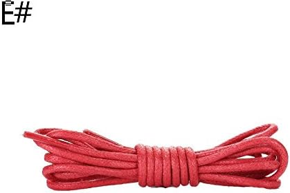Landslide Round Waxing Lace Fine Wax Rope Waterproof Leather Shoes Laces (Red)