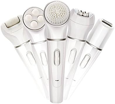 cheng xiao 5 in 1 Electric Hair Removal Epilator Lady Shaver Callus Remover Rechargeable Beauty Tool Trimmer