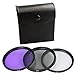 Produktbild Sunlera 3pcs UV CPL FLD 3-in-1-Objektiv-Filter-Set mit Tasche SLR-Kamera Farbe Objektiv UV-Schutz-Filter Ersatz