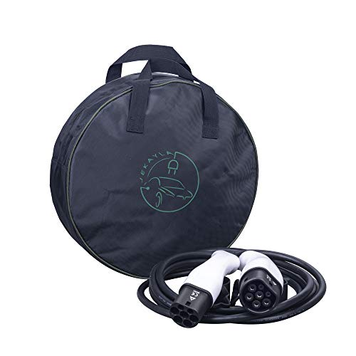 Jekayla EV Ladekabel mit 5 Meter Kabel, Typ 2 - Typ 2, Single Phase (16A)