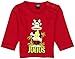 Paul Frank Small Paul Unisex Baby PF8058W2 Long Sleeve T-Shirt Red 6 Months