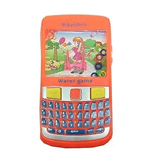 Solutions Orange Plastic Mobile Phone Toy for Kids & Decor (4x7 cm)