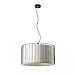 Produktbild Faro Barcelona Linda 29313 Pendelleuchte, 100 W, Edelstahl, Textil und Metall, Schwarz