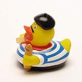 Badeente Frankreich mit Baguette - 4