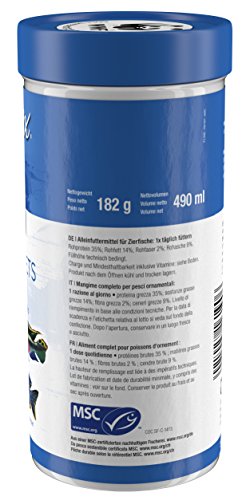 Söll 16190 Organix Small Cichlid Pellets – Aquariumfutter – Zierfischfutter für Barsche – 490 ml - 4