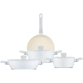 Jumbo Swiss Crystal Light Grey 7 Par&ccedil;a Tencere Seti