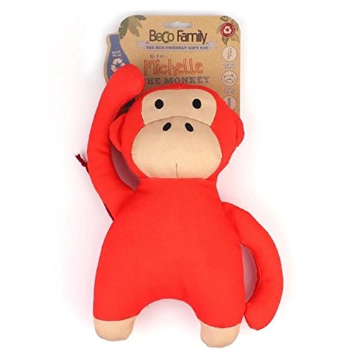 BecoThings-Michelle-the-Monkey-Plush-Toy-for-Dogs-PACK-OF-4